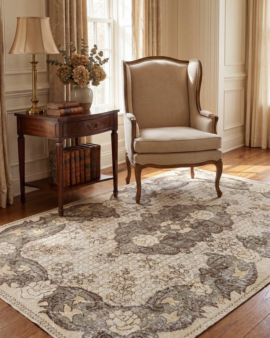 Bisāṭim Instagram — vintage rug reel preview