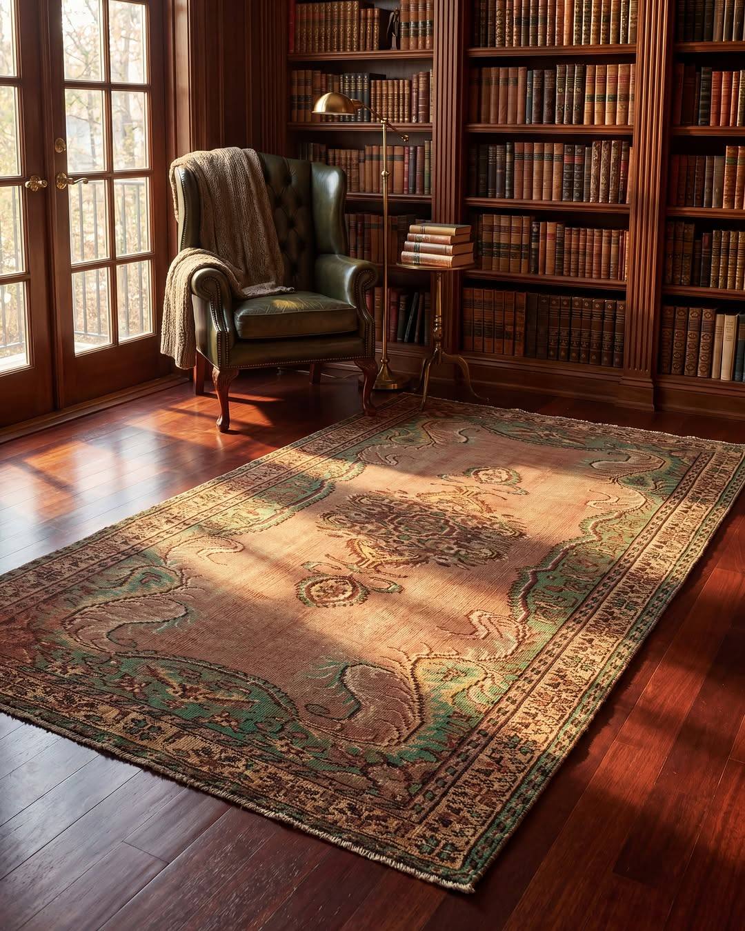 Bisāṭim Instagram — vintage rug reel preview