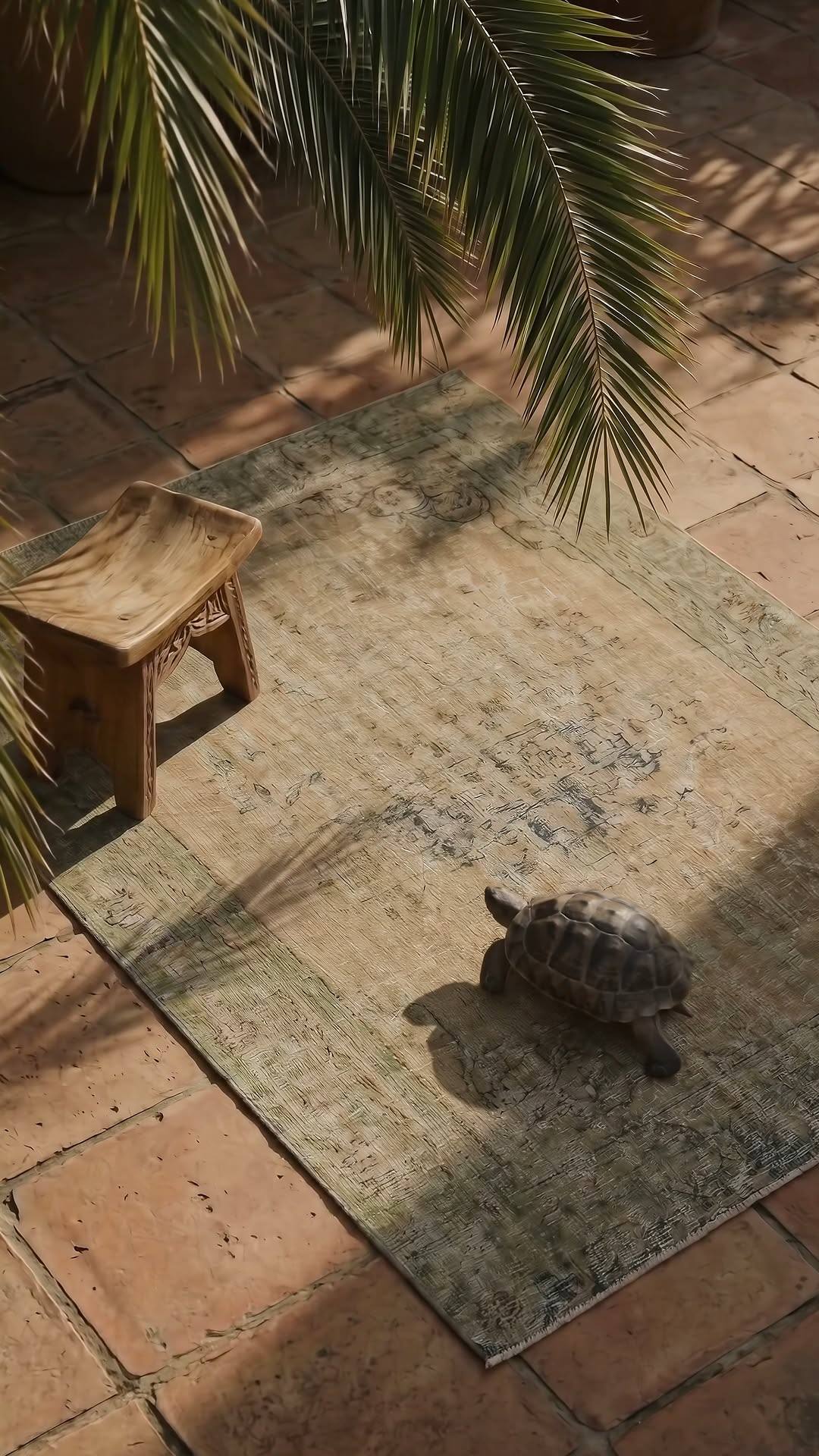 Bisāṭim Instagram — vintage rug reel preview