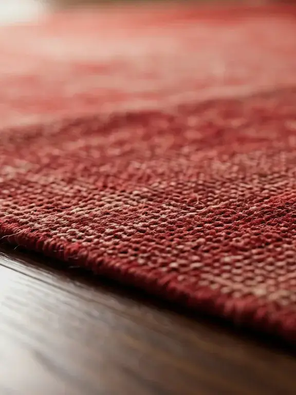 Vintage Handwoven Wool Rug — detail view 5